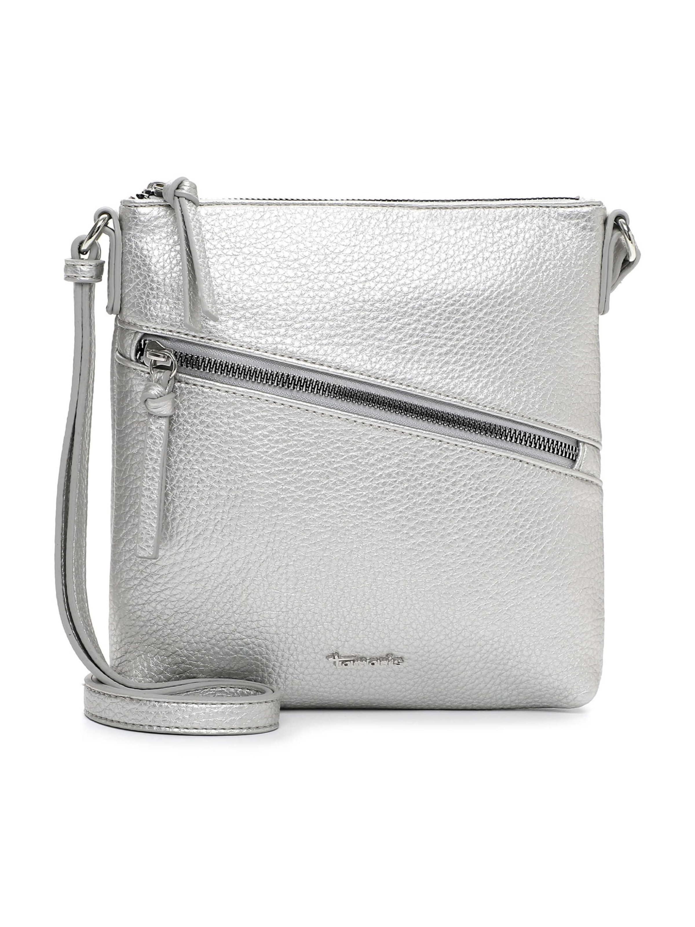 Tamaris Torba na ramię 'Alessia' w kolorze srebrny: przód