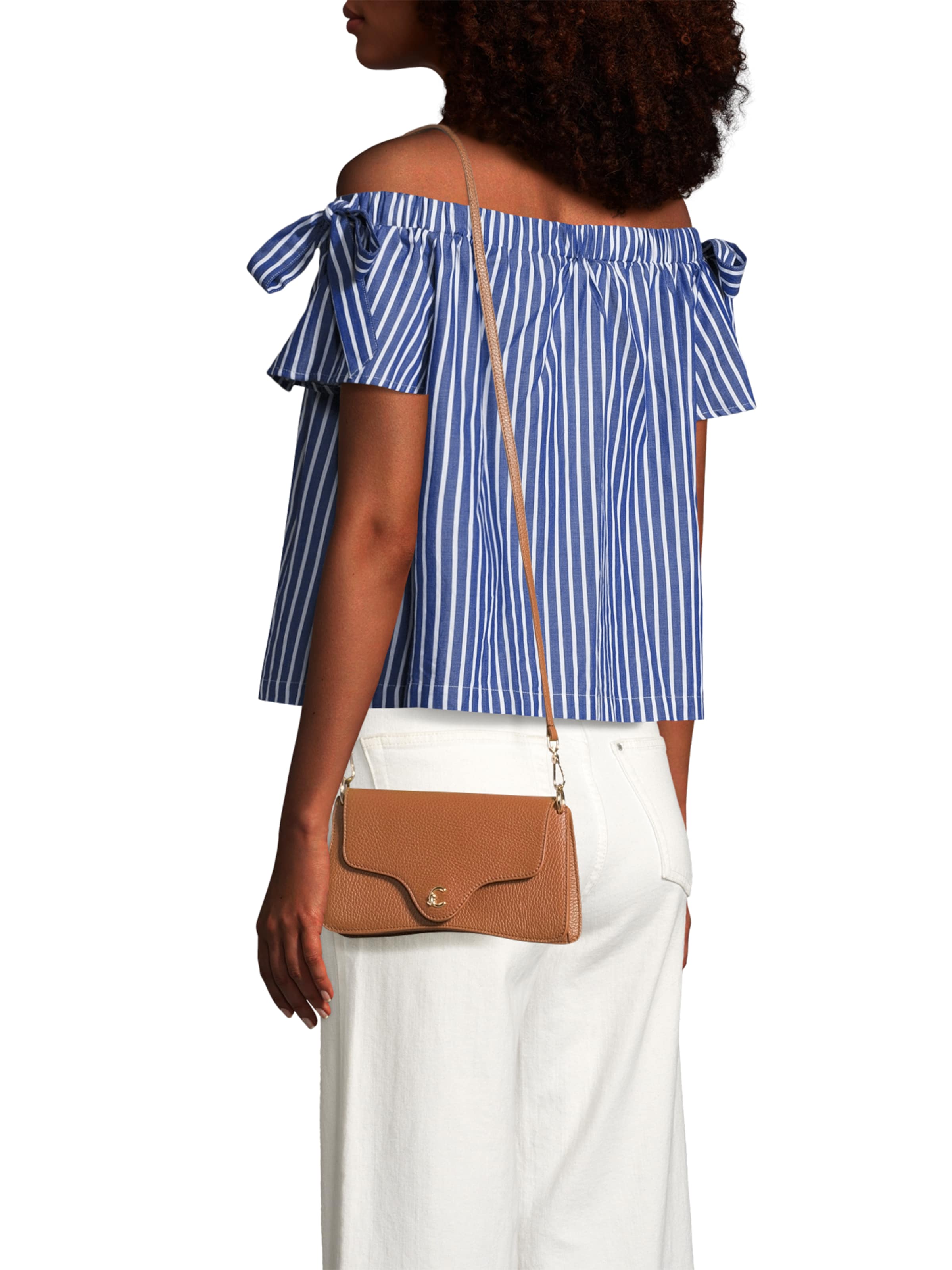 Sac à bandoulière 'C-ME' Coccinelle en marron : devant