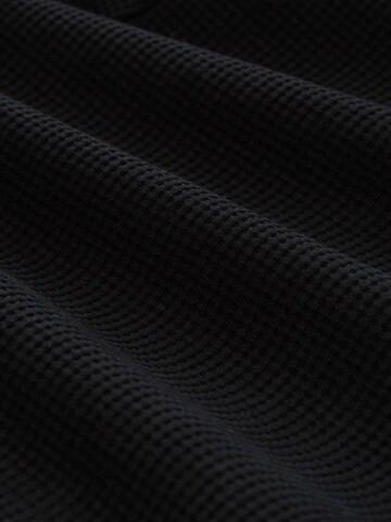 TOM TAILOR DENIM Comfort fit Button Up Shirt in Black