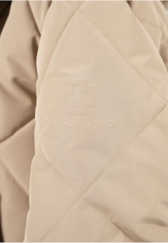 Parka invernale 'The Swiss Yuppie' di Prohibited in beige