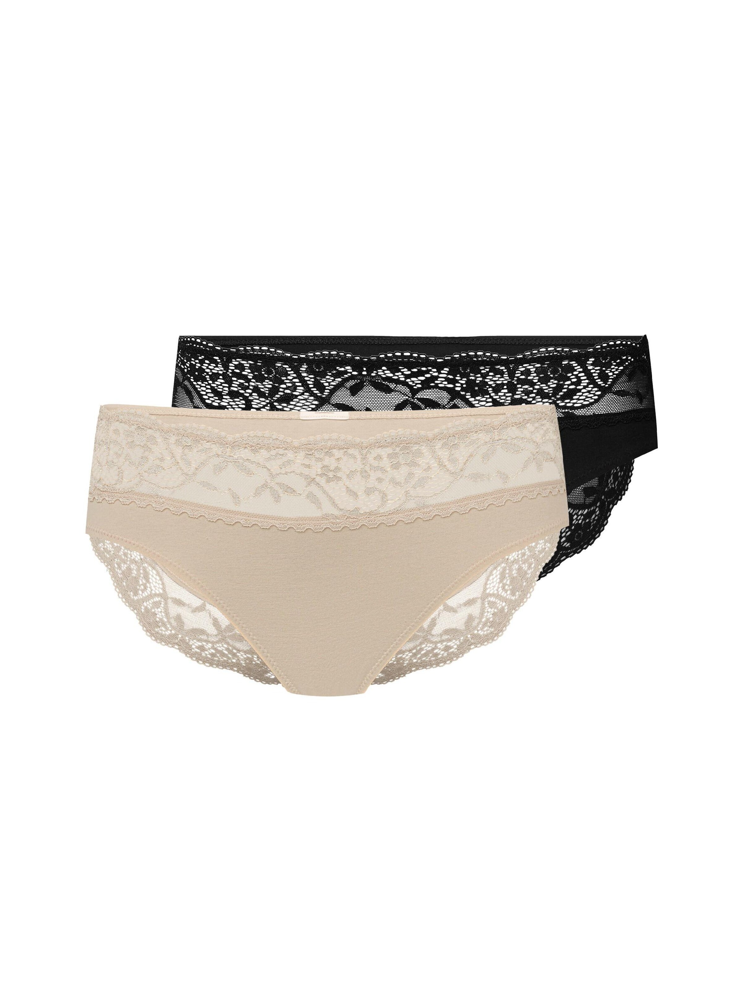 ESOTIQ - Panti 'Taillenslip Patri im 2er Pack, leichter Shaping Effekt, hohe Leibhöhe L' en Mezcla de colores: frente