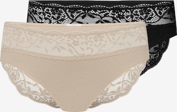 ESOTIQ - Panti 'Taillenslip Patri im 2er Pack, leichter Shaping Effekt, hohe Leibhöhe L' en Mezcla de colores: frente