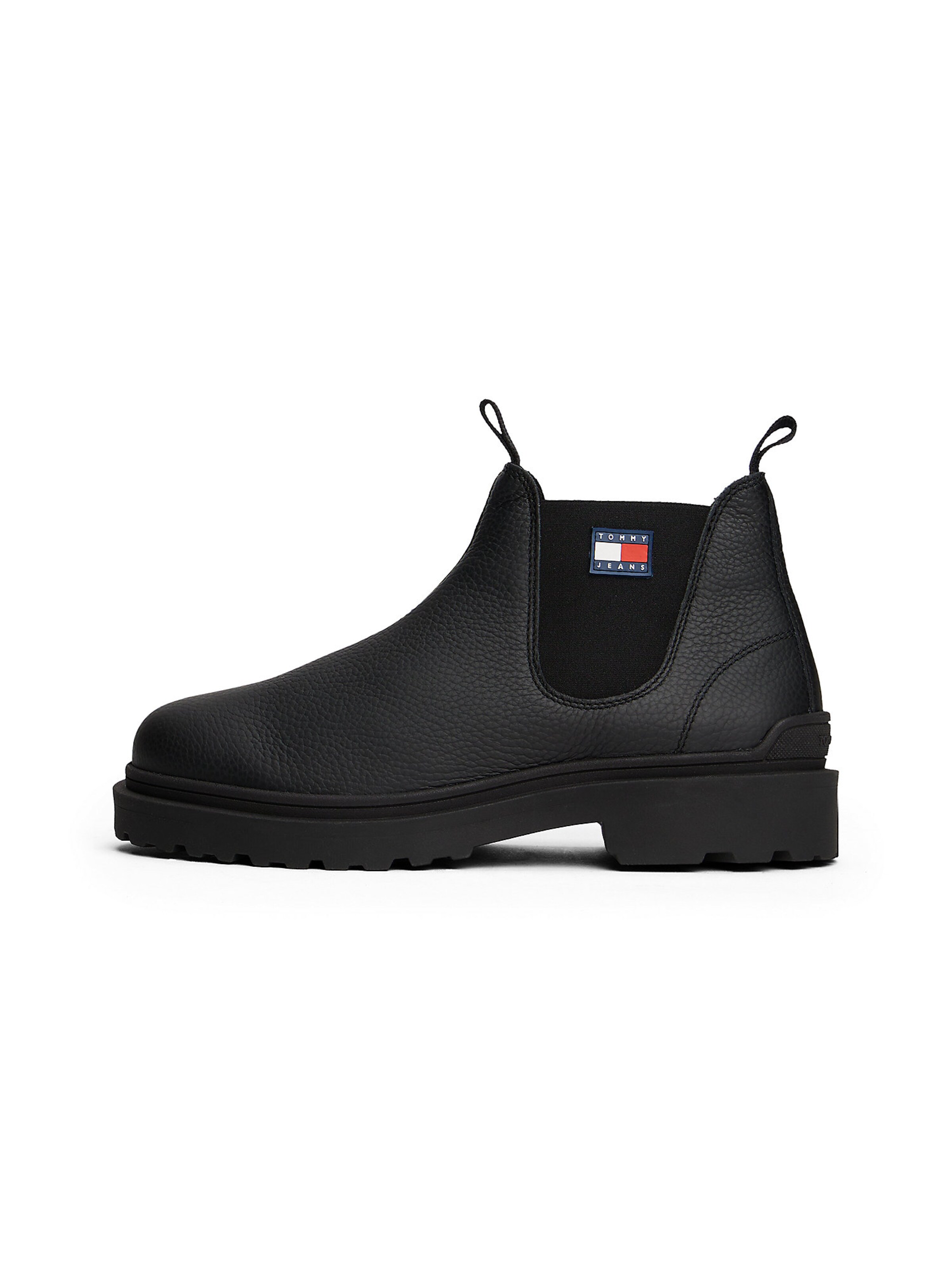Tommy Jeans Stiefel in Schwarz: Vorderseite