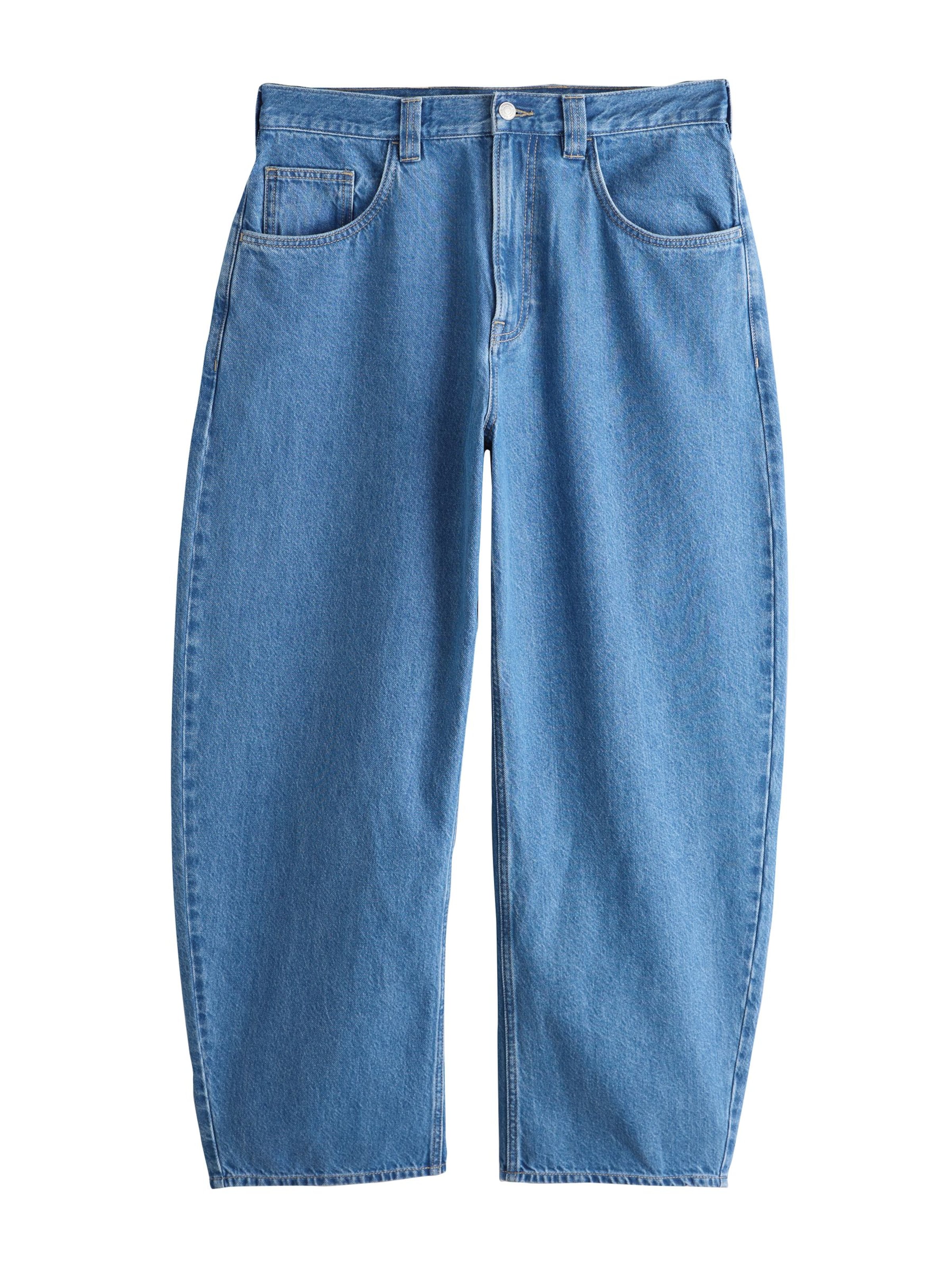 Next Baggy Jeans in Blau: Vorderseite