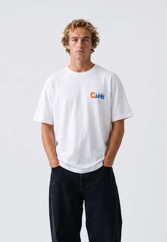 On Vacation Shirt 'Taste Of Capri' in White