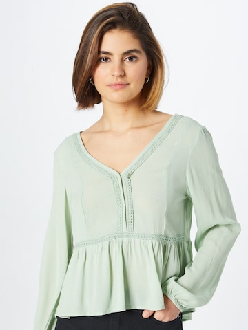 Hailys - Blusa 'Finja' en verde: frente