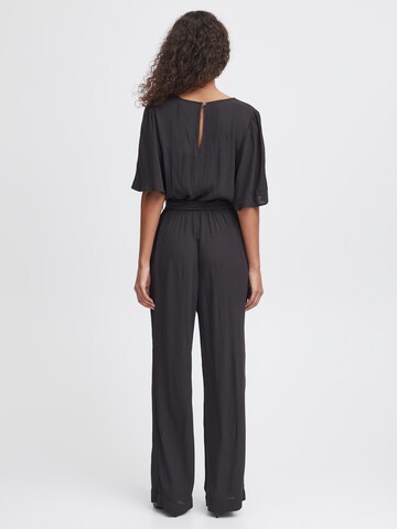 ICHI Jumpsuit 'MARRAKECH' in Zwart