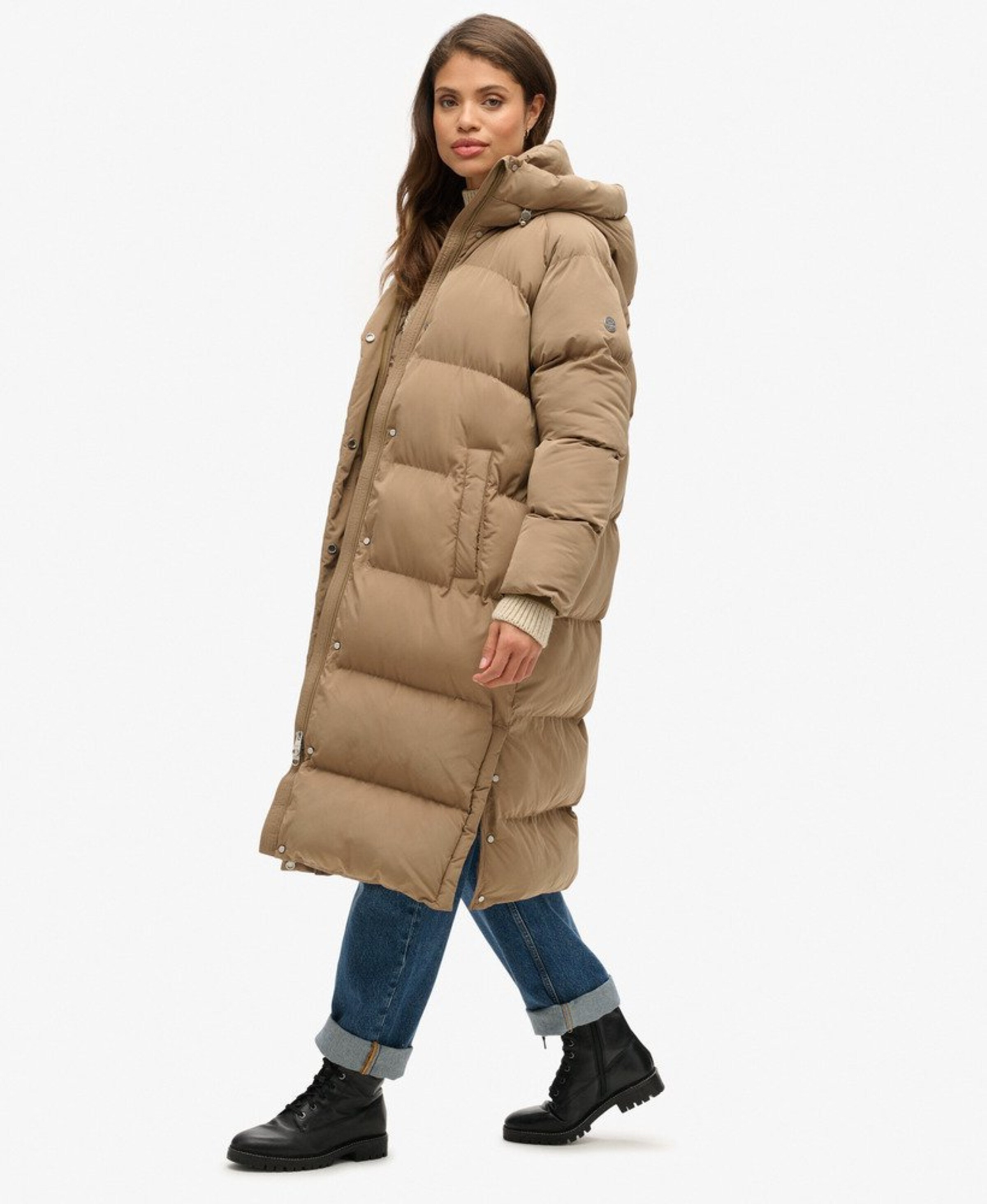 Manteau mi-saison Superdry en marron