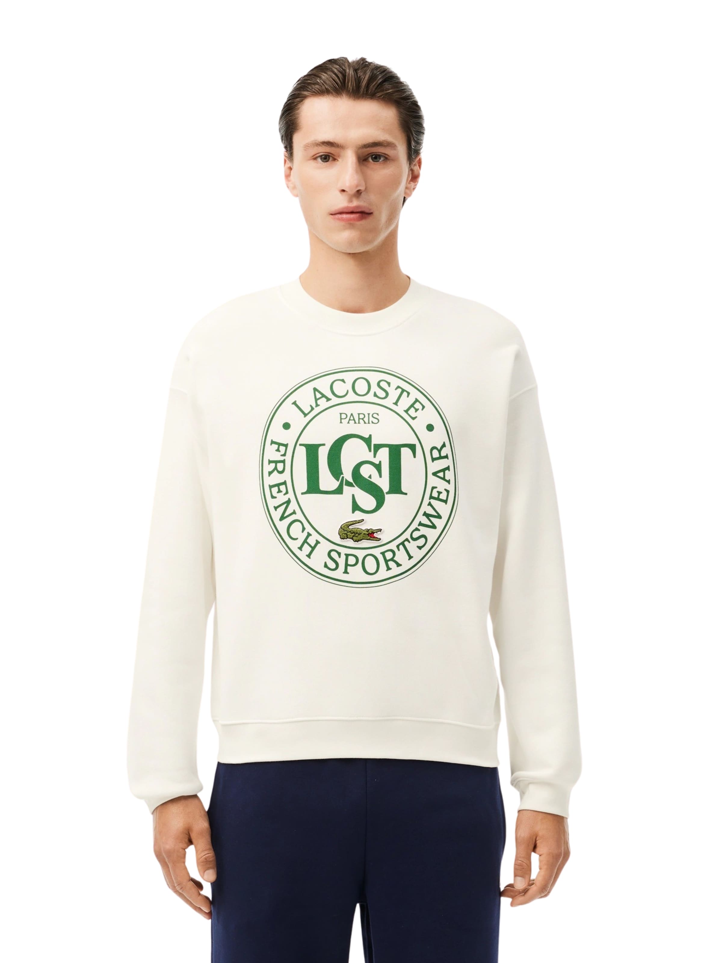 LACOSTE Свитшот в Белый: спереди