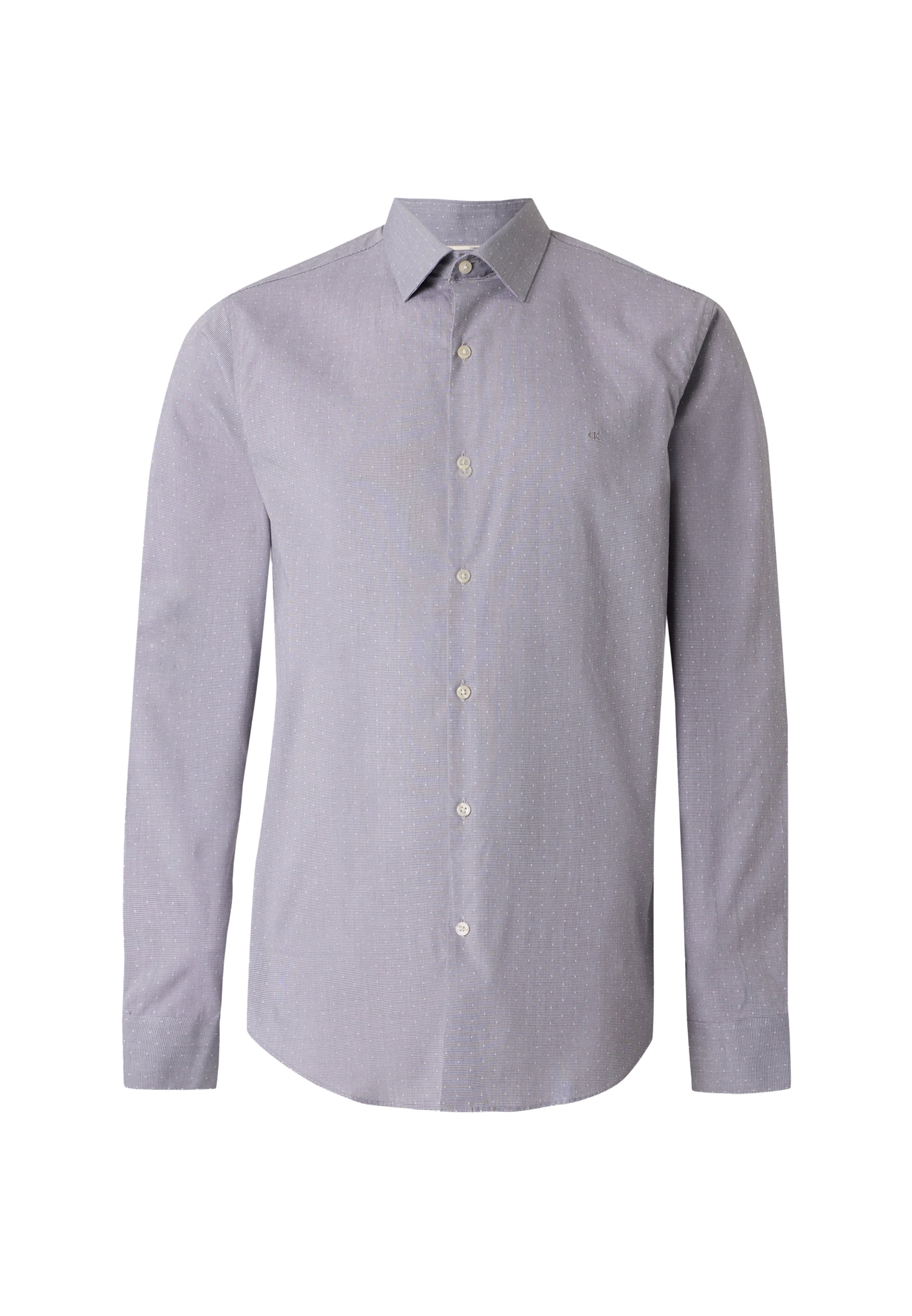Calvin Klein Regular Fit Hemd 'ESNTL' in Grau: Vorderseite