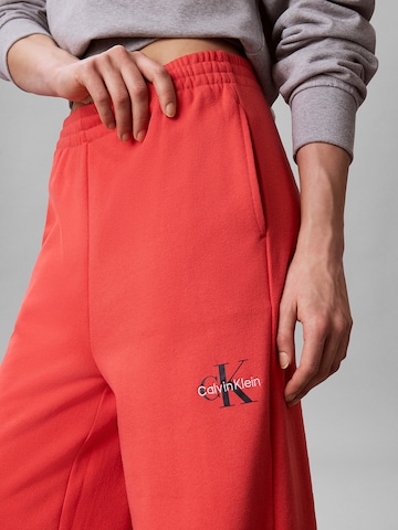 Calvin Klein Wide Leg Hose in Pink