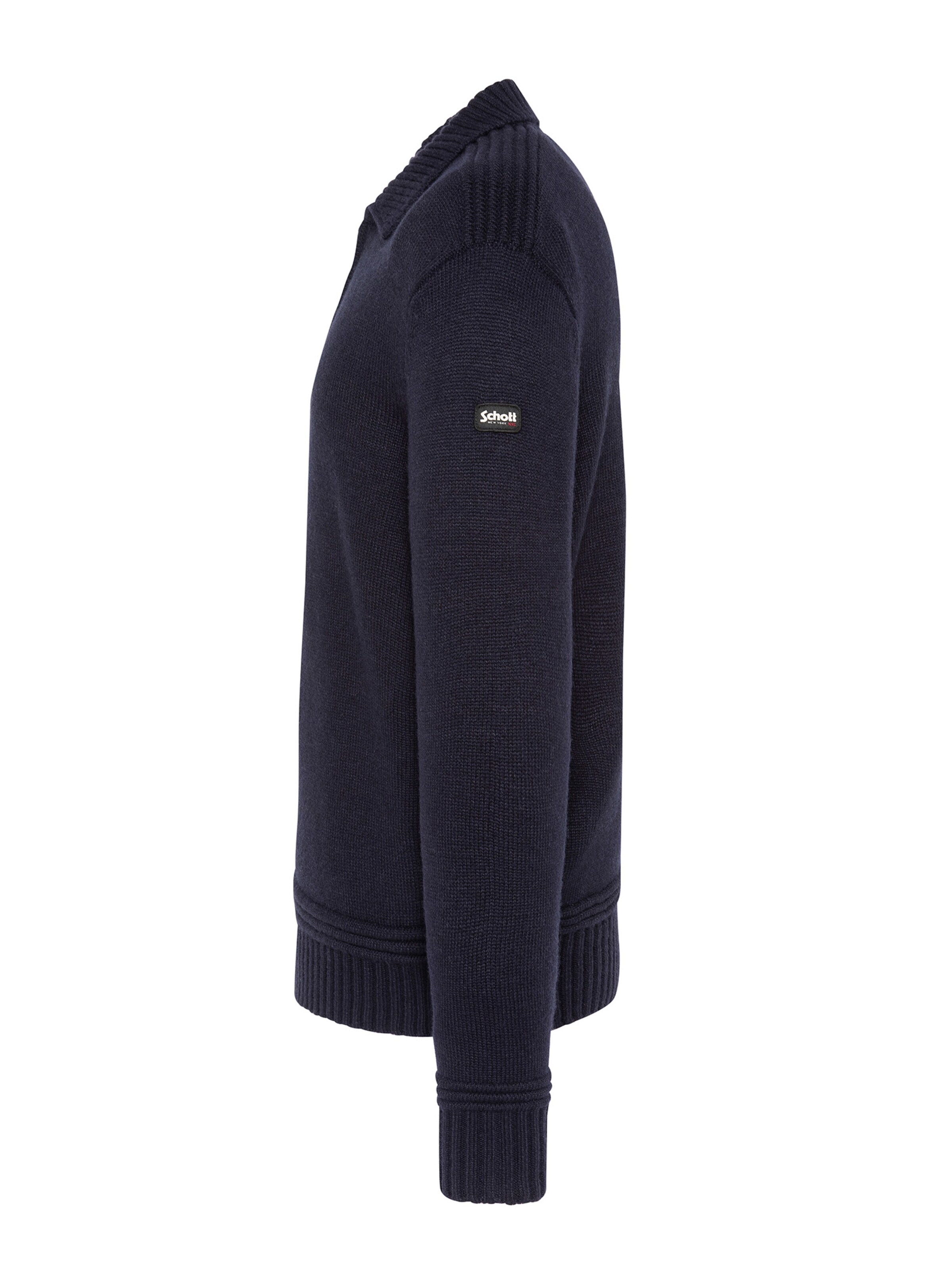 Pull-over Schott NYC en bleu