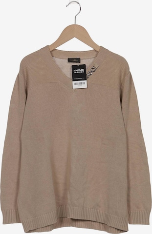 Atelier Goldner Schnitt Pullover XXL in Beige: predná strana