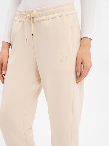 JOOP! Loose fit Trousers 'Twinka' in Beige