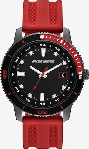 SKECHERS Analog Watch in Red: front