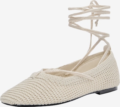 Pull&Bear Nauhaballerina värissä ecru, Tuotenäkymä