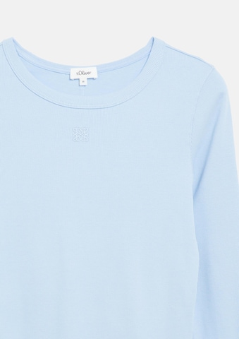s.Oliver Shirt in Blauw: voorkant