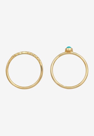 ELLI Jewelry Set 'Feder' in Gold