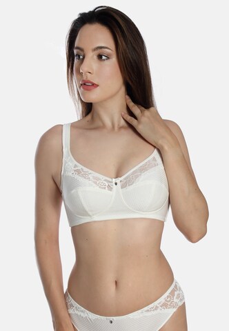 Invisible Soutien-gorge 'INDIAN SUMMER' sassa en blanc