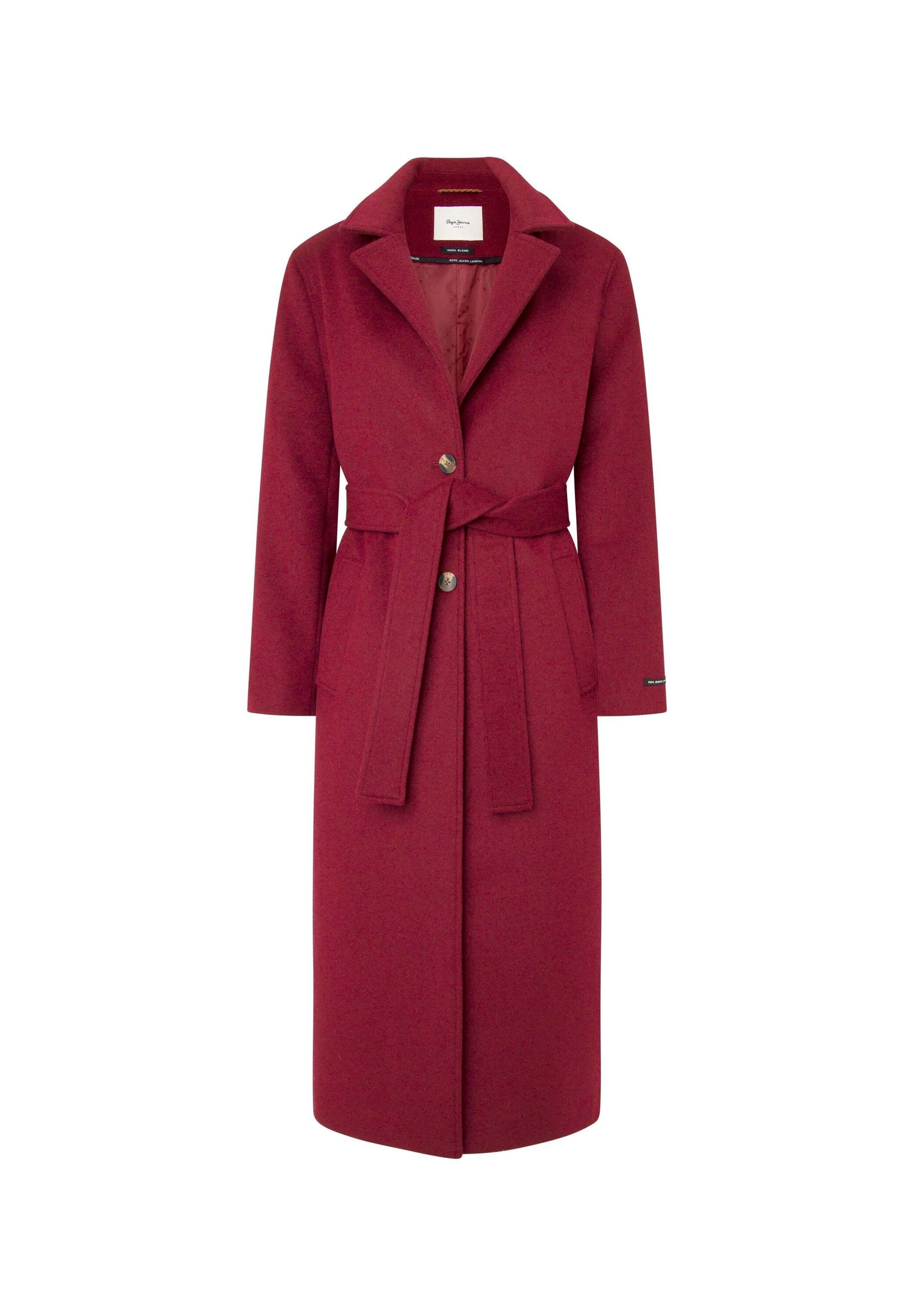 Manteau mi-saison ' BRENDA ' Pepe Jeans en rouge : devant