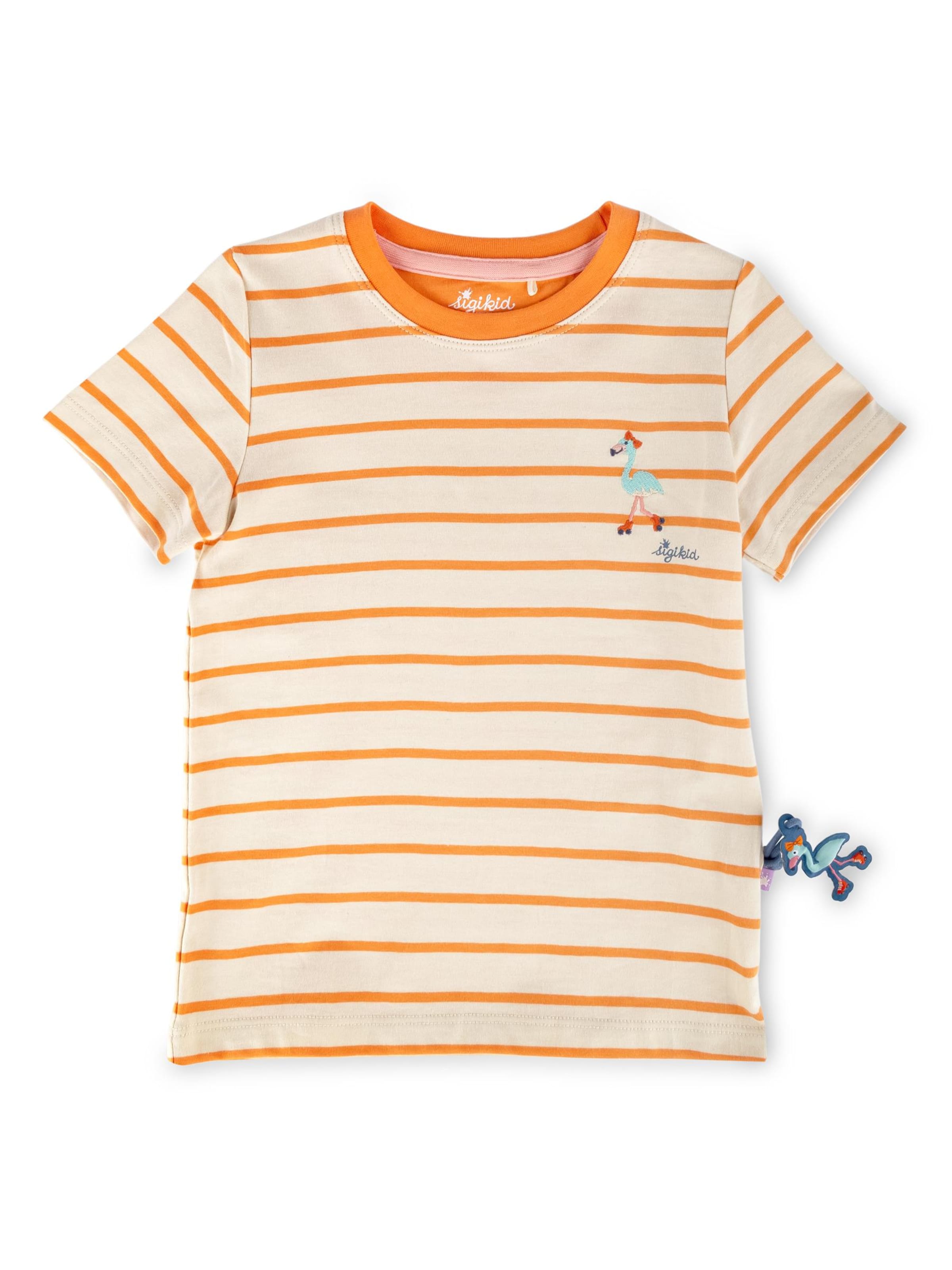 SIGIKID Shirt 'T-Shirt Wild Flamingo' in 98/Regular in Orange, Item view