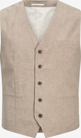 JACK & JONES - Chaleco para traje en beige: frente