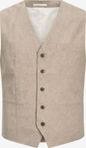 JACK & JONES - Chaleco para traje en beige: frente