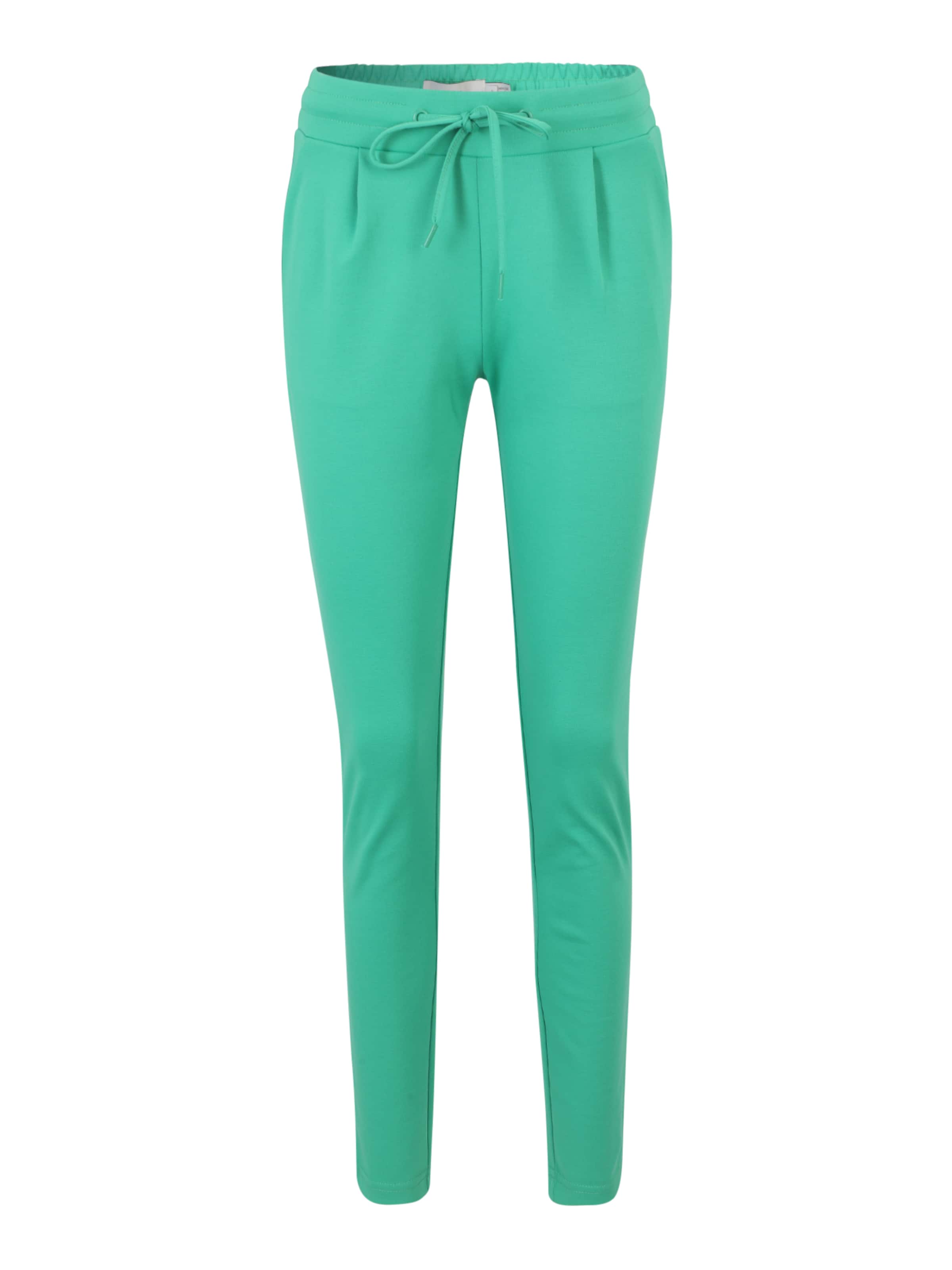 ICHI Zúžený Kalhoty se sklady v pase 'IHKate' – zelená: přední strana