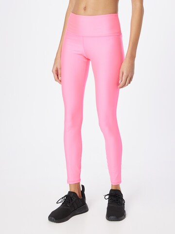 UNDER ARMOUR Skinny Sportsbukser i pink: forside