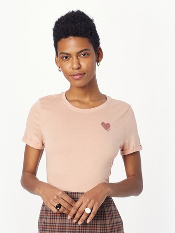 T-shirt 'KITA' ONLY en rose : devant