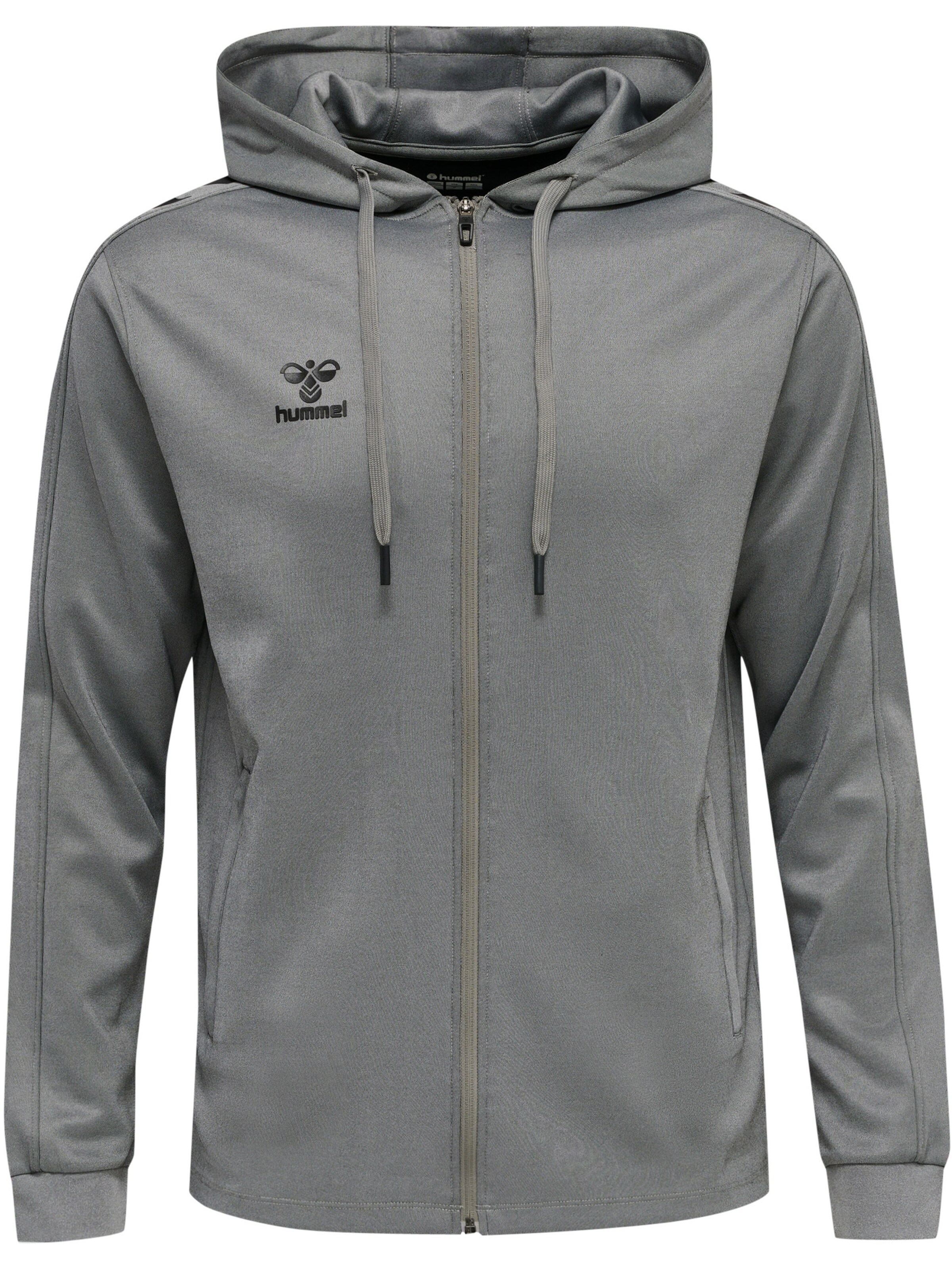Hummel Sports sweat jacket 'Core XK' in Grey: front