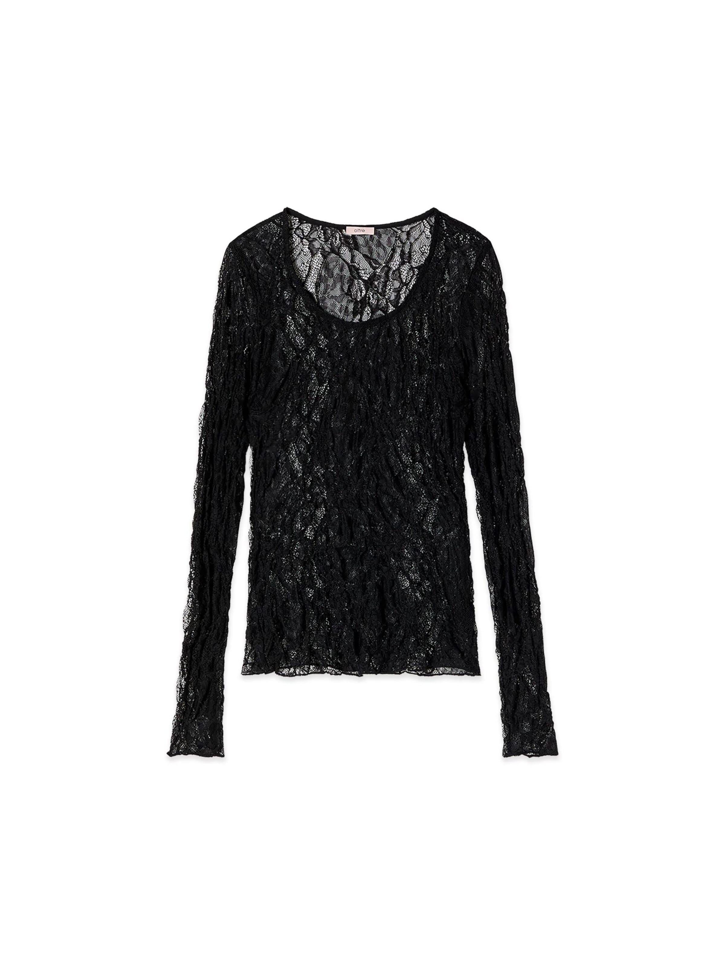 oltre - Camiseta en negro: frente