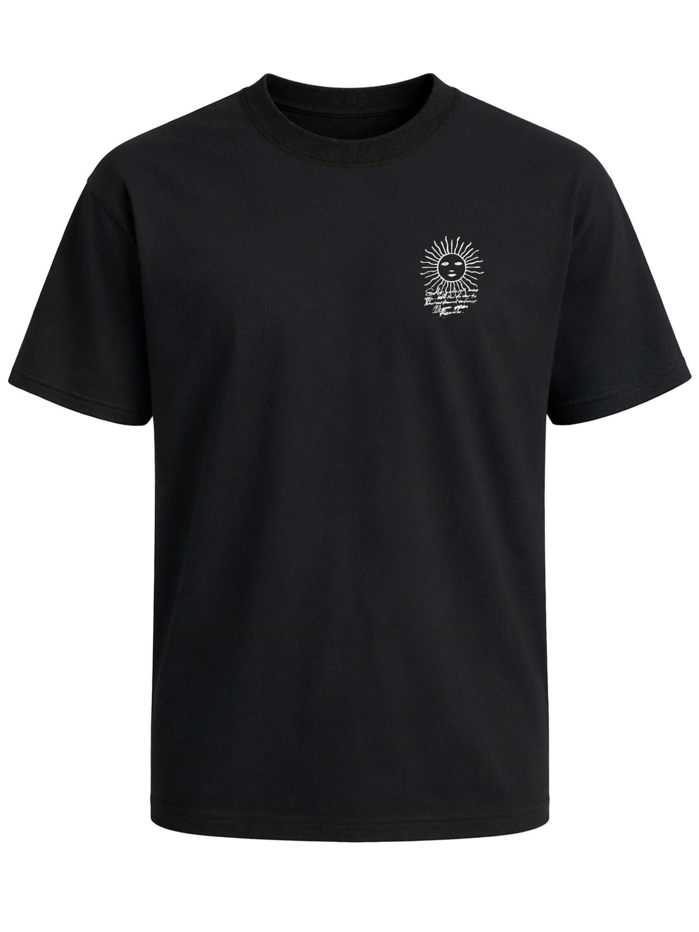 Neverless Shirt 'Compass'‌‌‌‌‌‌‌‌‌ in Schwarz