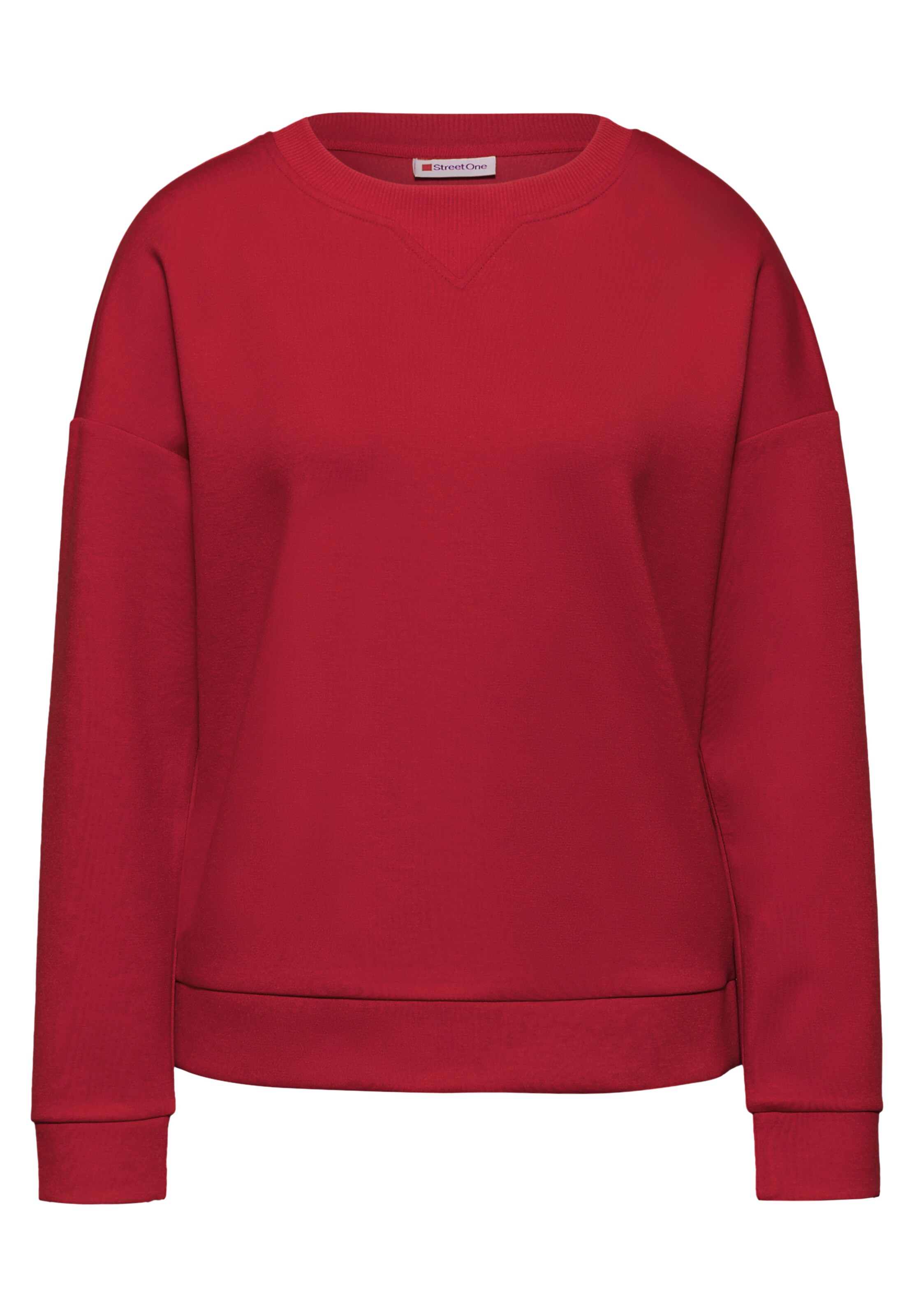 STREET ONE Sweatshirt in Red: front