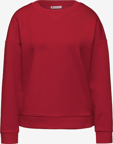 STREET ONE Sweatshirt in Red: front