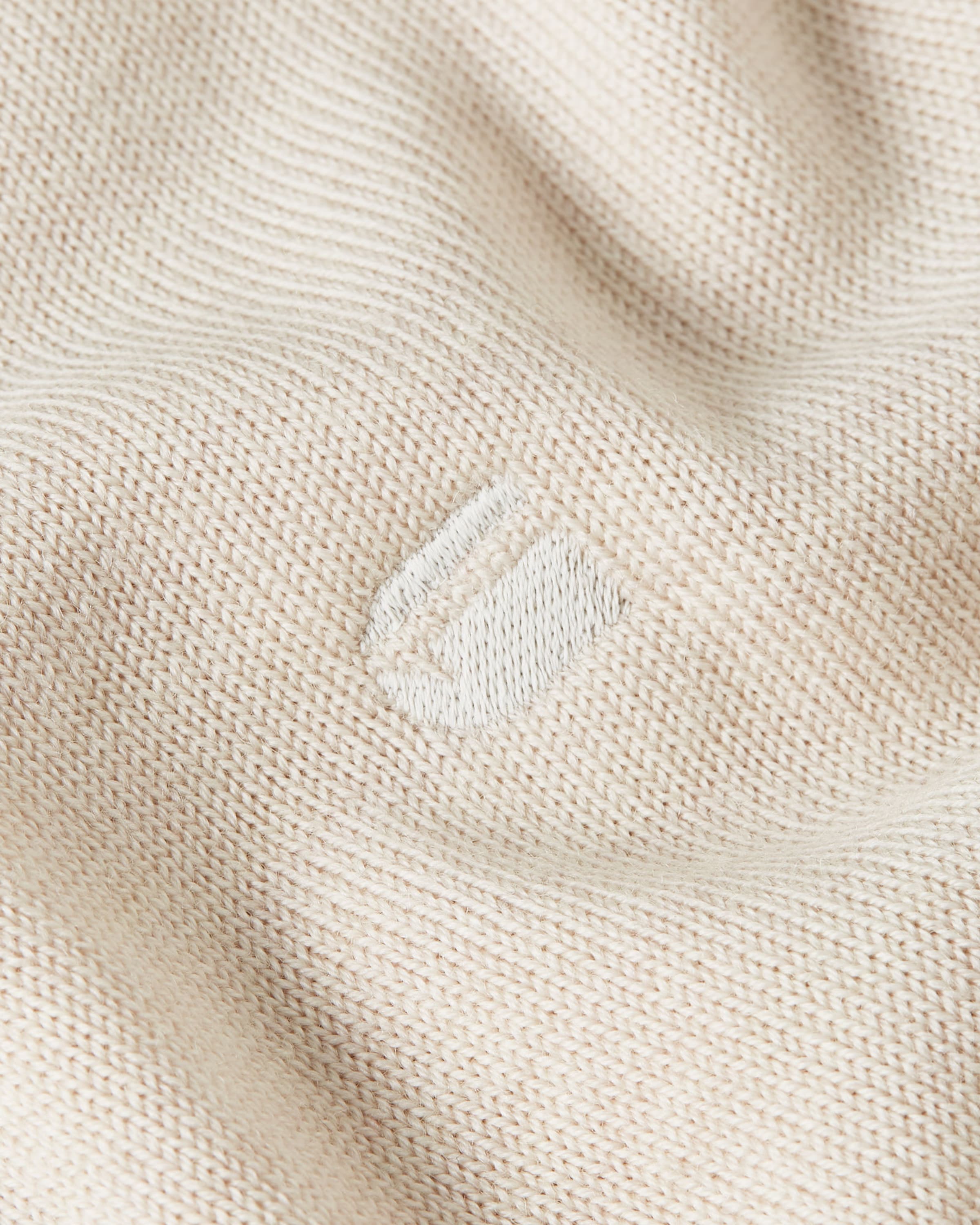 G-STAR Sweater 'Premium Core Half Zip Knit' in Beige