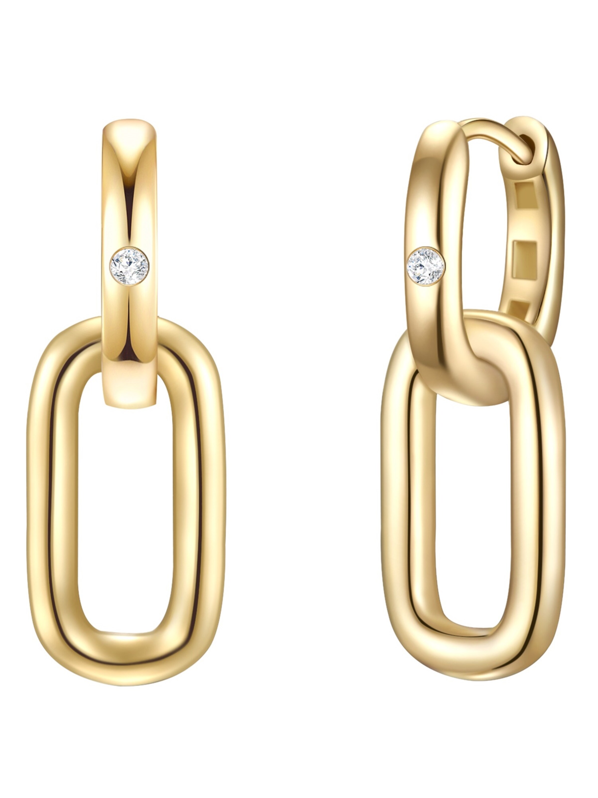 Orecchini di Lulu & Jane in oro: frontale