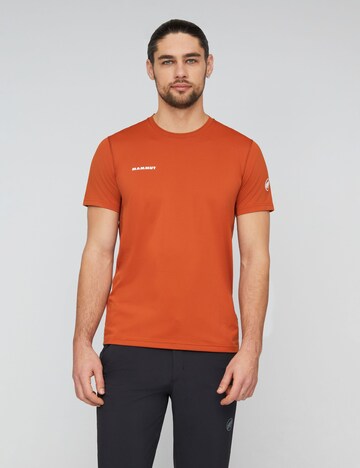 MAMMUT Performance Shirt in Orange: front