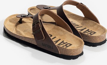 Bayton T-Bar Sandals 'MERCURE' in Brown