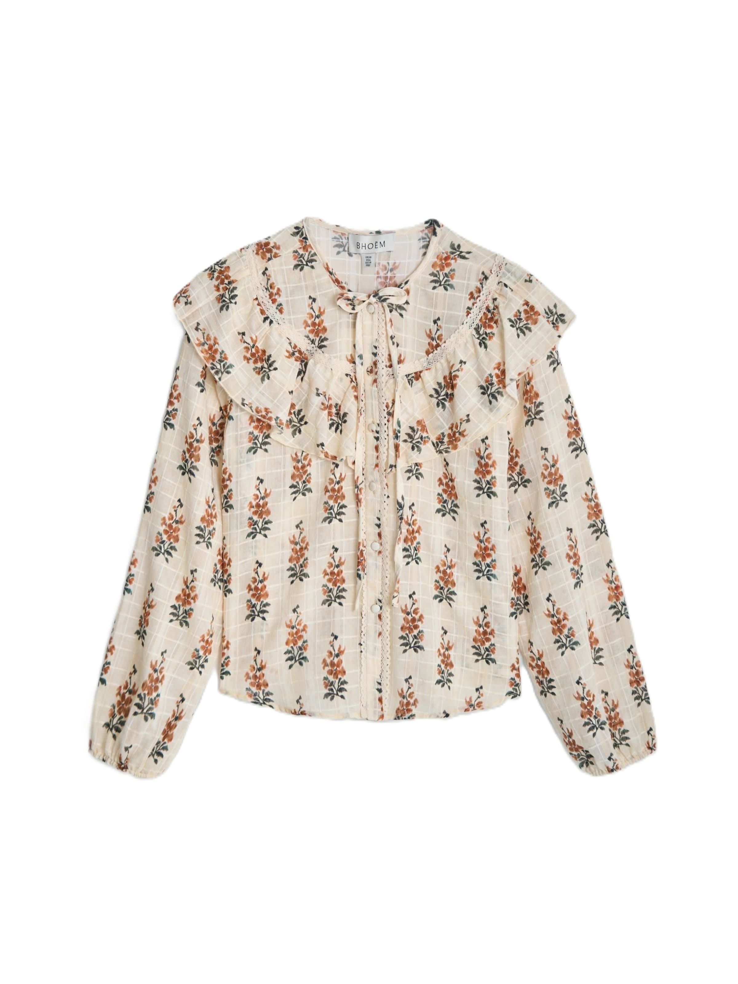 Camicia da donna di Bhoem in beige: frontale
