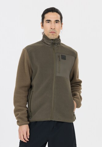 Whistler Fleece jas 'Makaley' in Groen: voorkant