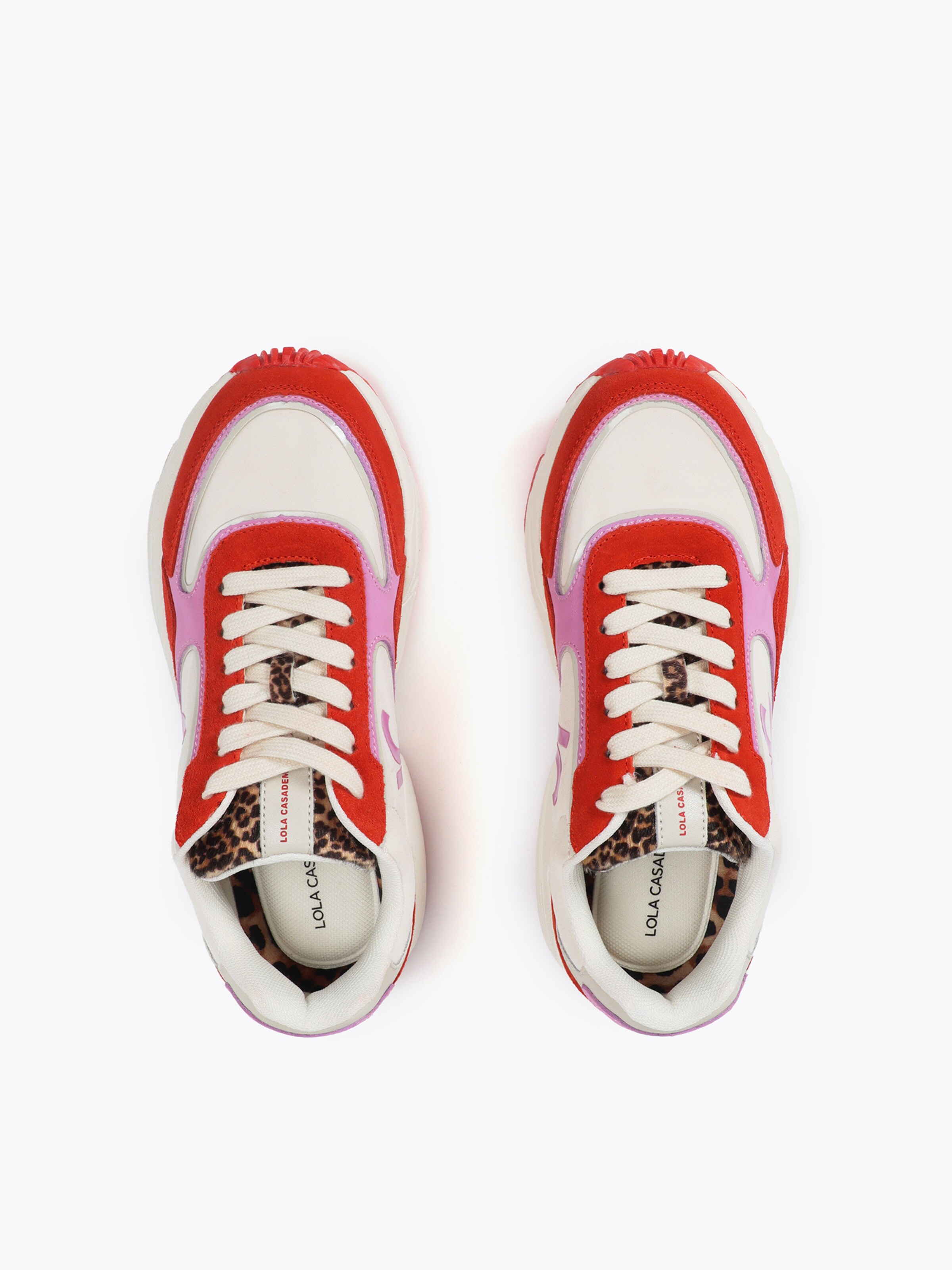 Baskets basses Lola Casademunt en rouge