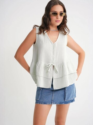 Camicia da donna di MixRay in verde