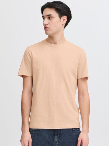 Casual Friday Shirt ' CFTHOR micro striped tee ' in Beige