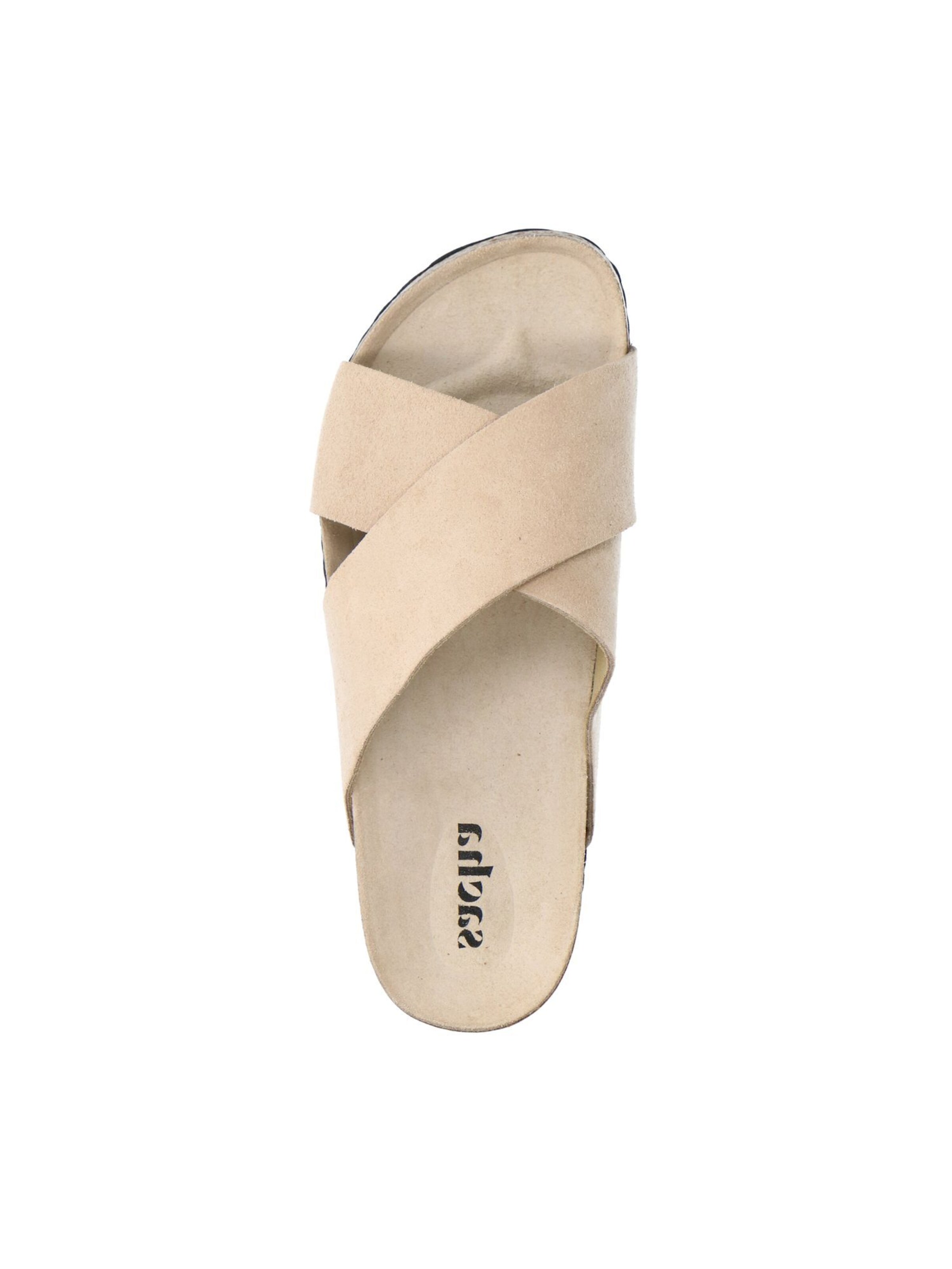 SACHA Mules in Beige