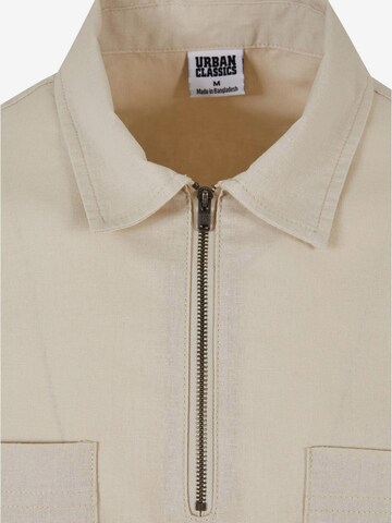 Urban Classics Regular Fit Hemd in Beige