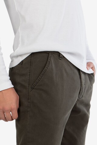 Hinrichs Slimfit Chino 'Garvey' in Groen