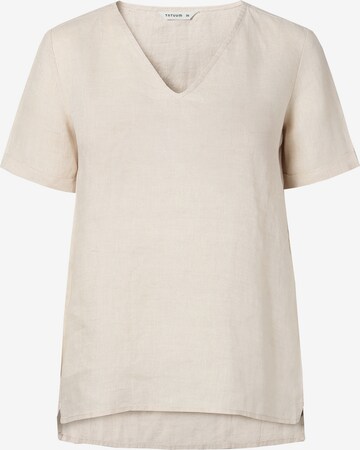 TATUUM T-shirt 'LENNA 1' i beige: framsida
