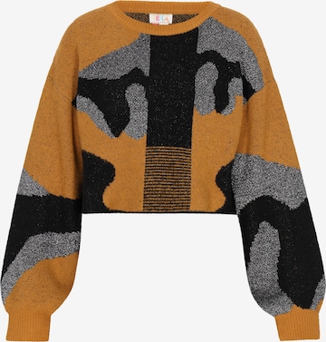 IZIA Sweater in Brown: front