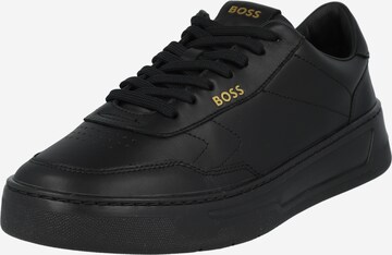 BOSS Låg sneaker 'Baltimore' i svart: framsida